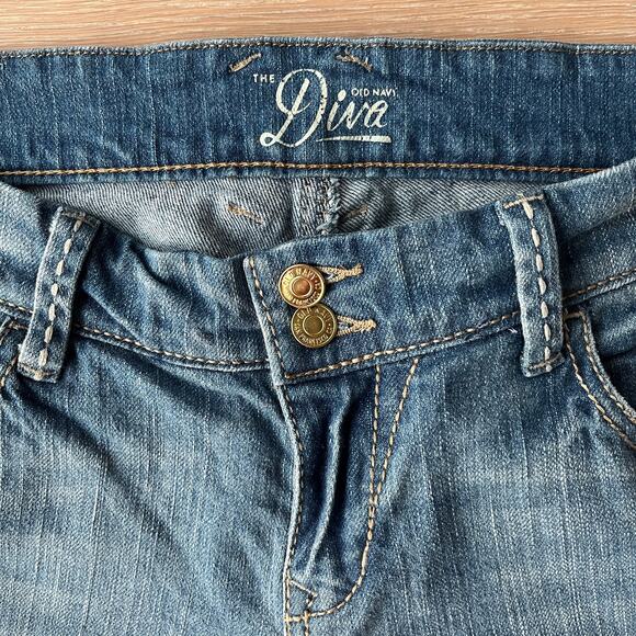 Old Navy The Diva Boot-cut Low Rise Stretch Jeans Stitched Pockets - Picture 4 of 6